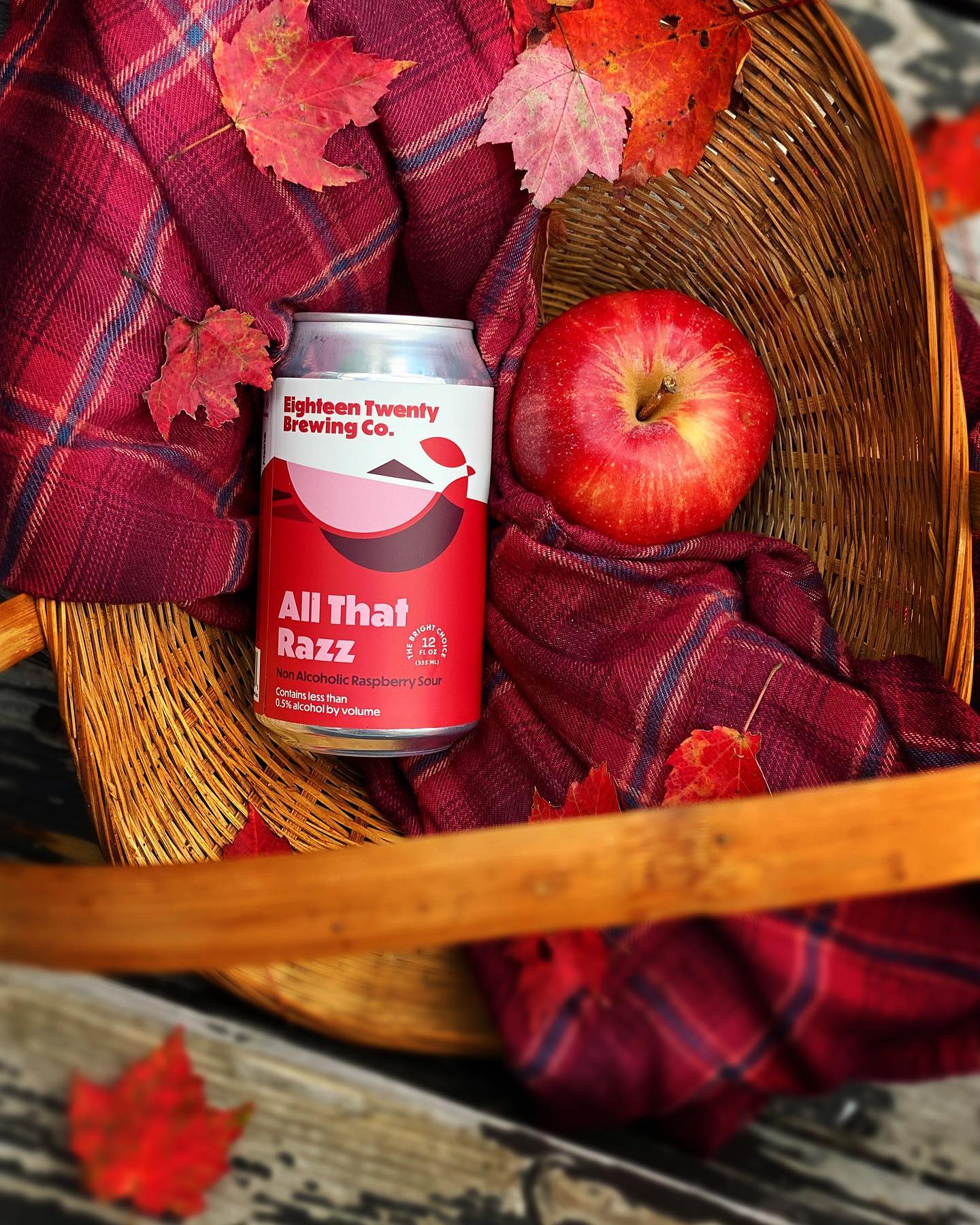 Raspberry Non-Alcoholic Sour Beer | 1820 Brewing Co.