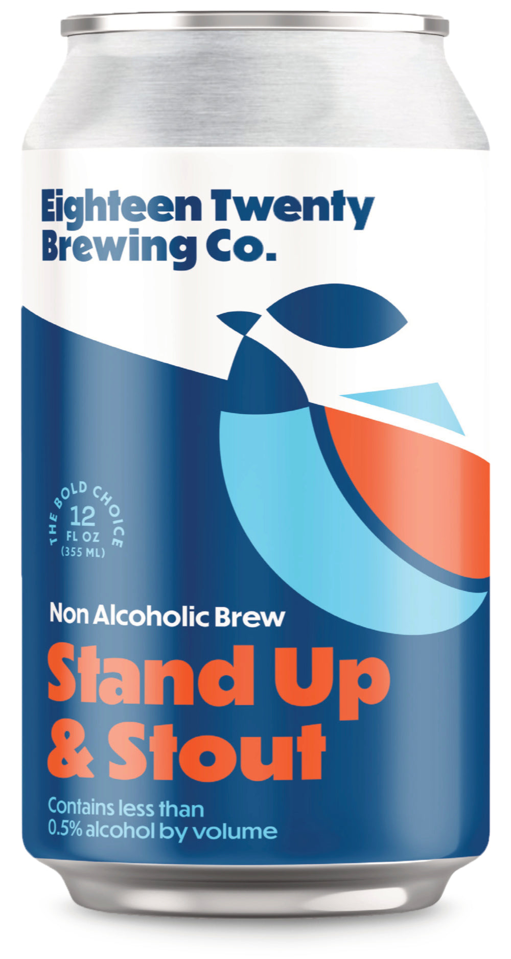Stand Up & Stout Non Alcoholic Brew can